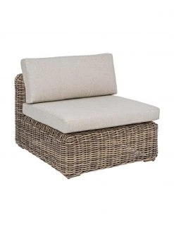 Bizzotto Fauteuil lounge de jardin Coraline, larg. 83 x prof. 98 cm