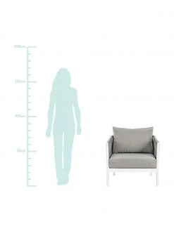 Bizzotto Fauteuil lounge de jardin Florencia, larg. 80 x prof. 85 cm 10 Bizzotto Fauteuil lounge de jardin Florencia, larg. 80 x prof. 85 cm -Jardin Soldes Boutique Fauteuil lounge de jardin Florencia 2