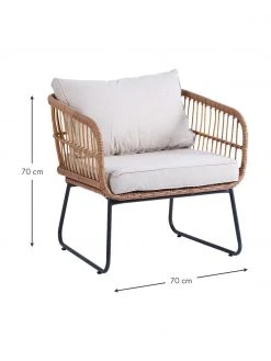 Fauteuil lounge de jardin Le Bonom Vistdal, larg. 70 x prof. 70 cm 9 Fauteuil lounge de jardin Le Bonom Vistdal, larg. 70 x prof. 70 cm -Jardin Soldes Boutique Fauteuil lounge de jardin Le Bonom Vistdal 2