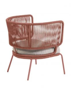 Fauteuil lounge de jardin corde tressée Nadin, larg. 74 x prof. 65 cm -Jardin Soldes Boutique Fauteuil lounge de jardin corde tressee Nadin 4