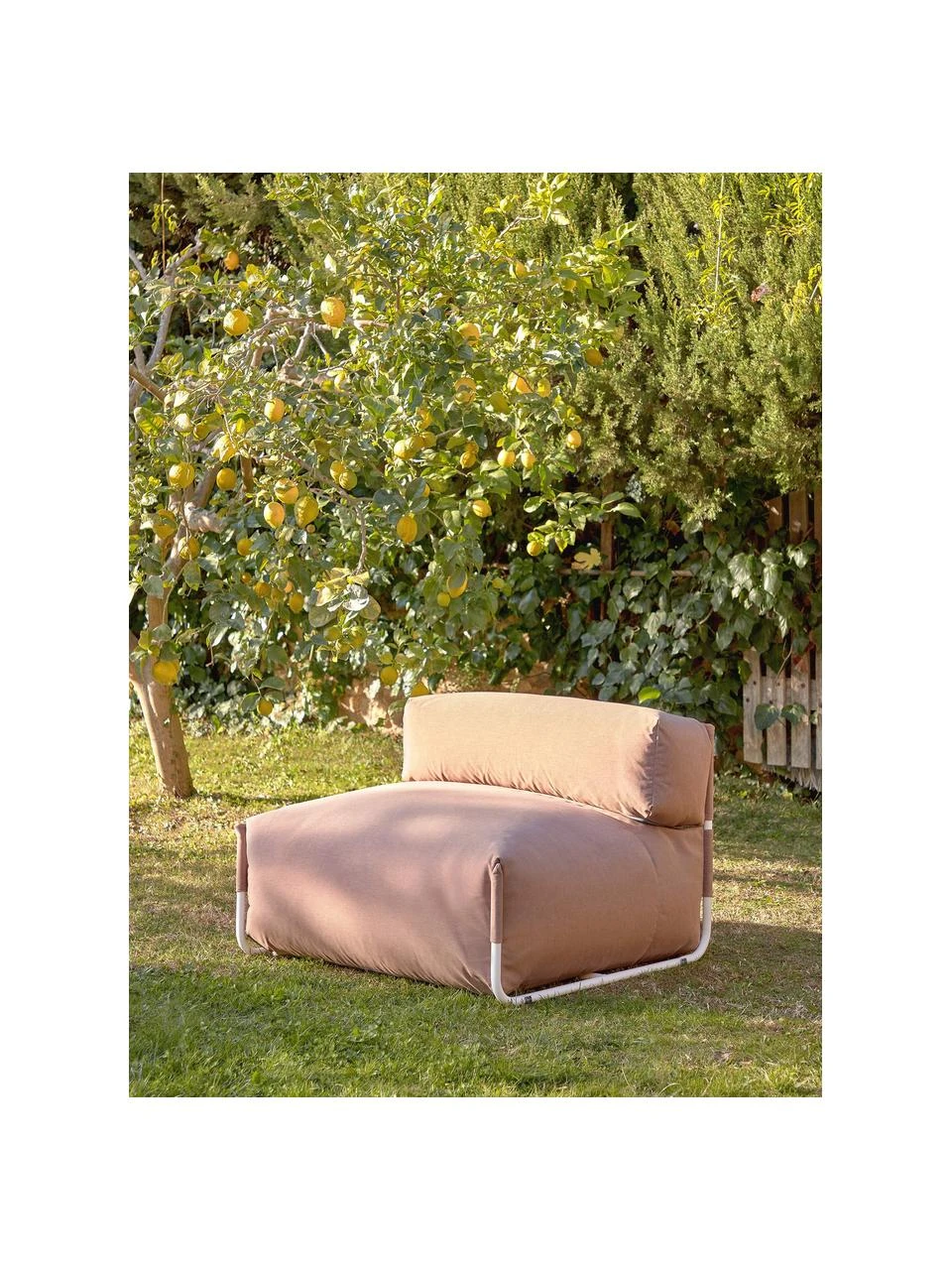 Fauteuil lounge de jardin rose Square, larg. 101 x prof. 101 cm 4 Fauteuil lounge de jardin rose Square, larg. 101 x prof. 101 cm – Image 2