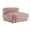 Fauteuil lounge de jardin rose Square, larg. 101 x prof. 101 cm -Jardin Soldes Boutique Fauteuil lounge de jardin rose Square