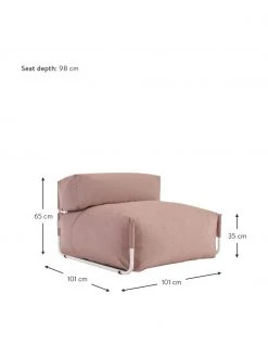 Fauteuil lounge de jardin rose Square, larg. 101 x prof. 101 cm 11 Fauteuil lounge de jardin rose Square, larg. 101 x prof. 101 cm -Jardin Soldes Boutique Fauteuil lounge de jardin rose Square 3