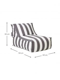 Magma Fauteuil poire de jardin gris/blanc Korfu, larg. 94 x prof. 60 cm 10 Magma Fauteuil poire de jardin gris/blanc Korfu, larg. 94 x prof. 60 cm -Jardin Soldes Boutique Fauteuil poire de jardin grisblanc Korfu 2