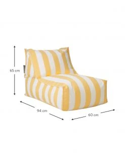 Magma Fauteuil poire de jardin jaune/blanc Korfu, larg. 94 x prof. 60 cm 10 Magma Fauteuil poire de jardin jaune/blanc Korfu, larg. 94 x prof. 60 cm -Jardin Soldes Boutique Fauteuil poire de jardin jauneblanc Korfu 2