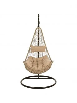 Bizzotto Fauteuil suspendu à structure en métal Amirantes, larg. 74 x haut. 127 cm -Jardin Soldes Boutique Fauteuil suspendu a structure en metal Amirantes 3