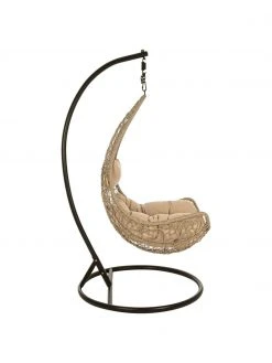 Bizzotto Fauteuil suspendu à structure en métal Amirantes, larg. 74 x haut. 127 cm -Jardin Soldes Boutique Fauteuil suspendu a structure en metal Amirantes 5