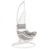Bizzotto Fauteuil suspendu avec coussin Amirantes, larg. 80 x prof. 72 cm -Jardin Soldes Boutique Fauteuil suspendu avec coussin Amirantes