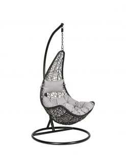 Bizzotto Fauteuil suspendu avec coussin Amirantes, larg. 80 x prof. 72 cm