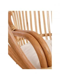 Fauteuil suspendu rotin Blanca, larg. 91 x haut. 114 cm -Jardin Soldes Boutique Fauteuil suspendu rotin Blanca 2