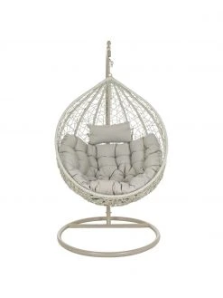 Bizzotto Fauteuil suspendu tressé avec structure en métal Amirantes, Ø 105 x haut. 198 cm 11 Bizzotto Fauteuil suspendu tressé avec structure en métal Amirantes, Ø 105 x haut. 198 cm -Jardin Soldes Boutique Fauteuil suspendu tresse avec structure en metal Amirantes 3