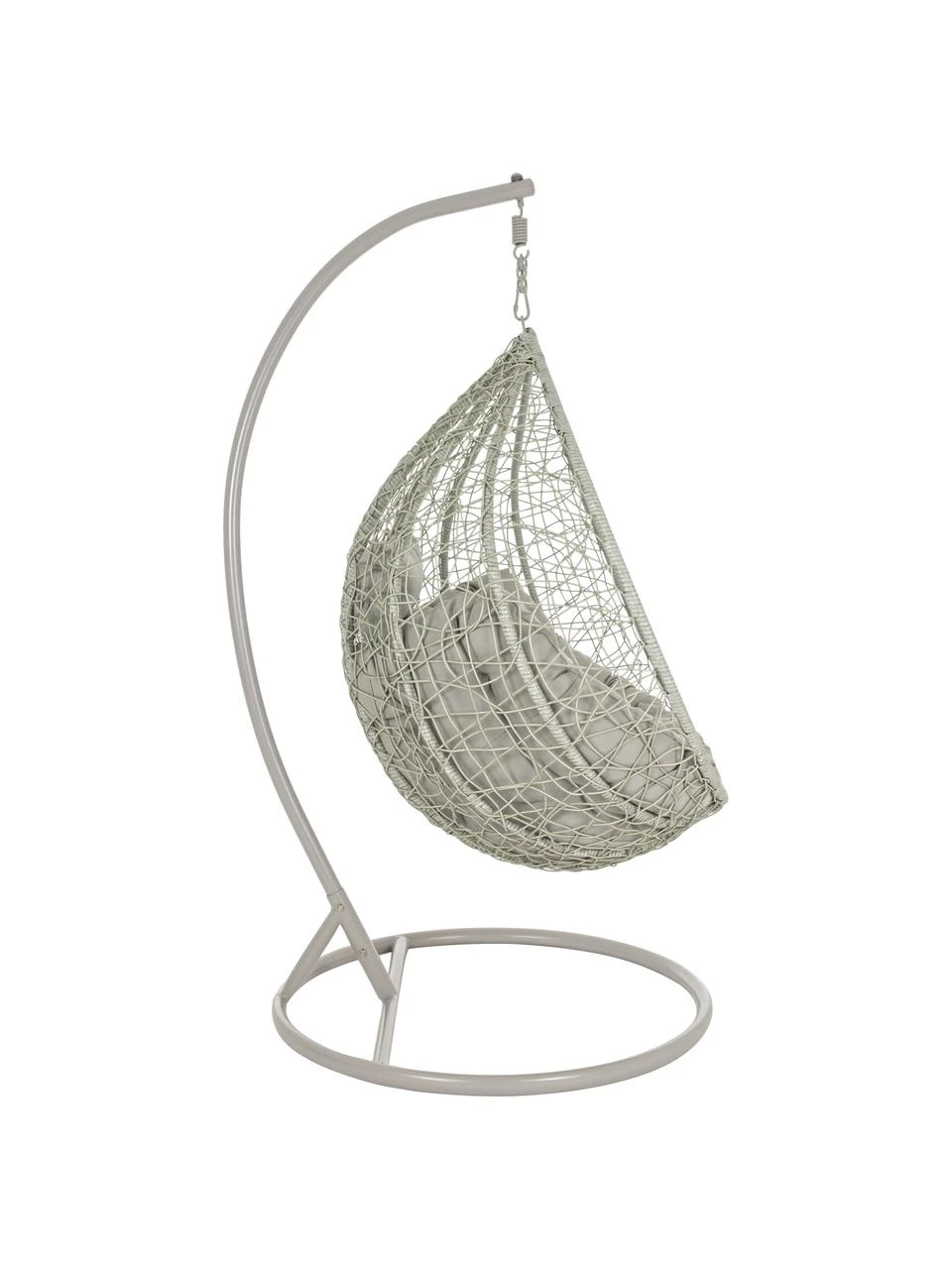 Bizzotto Fauteuil suspendu tressé avec structure en métal Amirantes, Ø 105 x haut. 198 cm 7 Bizzotto Fauteuil suspendu tressé avec structure en métal Amirantes, Ø 105 x haut. 198 cm – Image 5