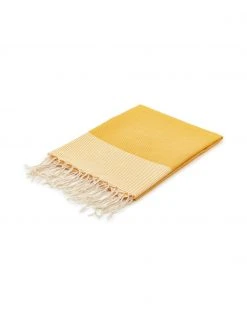 Fouta à franges Ibiza, larg. 100 x long. 200 cm -Jardin Soldes Boutique Fouta a franges Ibiza 3