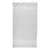 Fouta à rayures et à franges Surfside, larg. 90 x long. 170 cm -Jardin Soldes Boutique Fouta a rayures et a franges Surfside 5