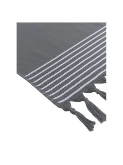 Westwing Collection Fouta avec envers en tissu éponge Freddy, larg. 100 x long. 180 cm -Jardin Soldes Boutique Fouta avec envers en tissu eponge Freddy 2