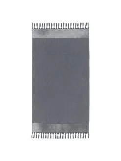 Westwing Collection Fouta avec envers en tissu éponge Freddy, larg. 100 x long. 180 cm