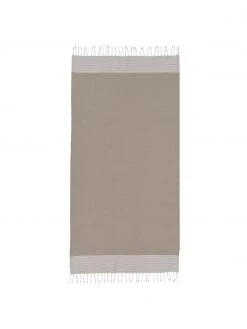 Fouta rayé à franges Ibiza, larg. 100 x long. 200 cm