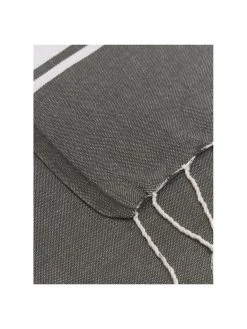 Fouta rayé à franges St Tropez, larg. 100 x long. 200 cmDisponibilité limitée -Jardin Soldes Boutique Fouta raye a franges St Tropez 13