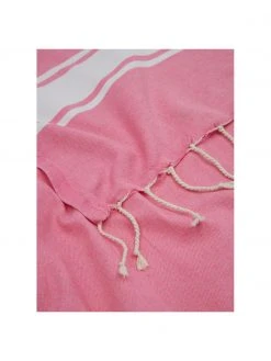 Fouta rayé à franges St Tropez, larg. 100 x long. 200 cm -Jardin Soldes Boutique Fouta raye a franges St Tropez 28