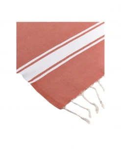 Fouta rayé à franges St Tropez, larg. 100 x long. 200 cm -Jardin Soldes Boutique Fouta raye a franges St Tropez 32