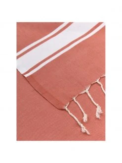 Fouta rayé à franges St Tropez, larg. 100 x long. 200 cm -Jardin Soldes Boutique Fouta raye a franges St Tropez 33