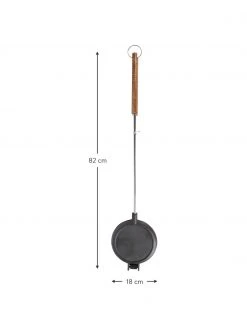 Gaufrier avec manche en bois Gofi, long. 82 cm -Jardin Soldes Boutique Gaufrier avec manche en bois Gofi 3