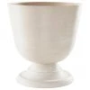 Grand cache-pot blanc Prentice, Ø 38 x haut. 39 cm -Jardin Soldes Boutique Grand cache pot blanc Prentice