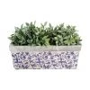Grand cache-pot en céramique Adela, larg. 40 x haut. 15 cm -Jardin Soldes Boutique Grand cache pot en ceramique Adela