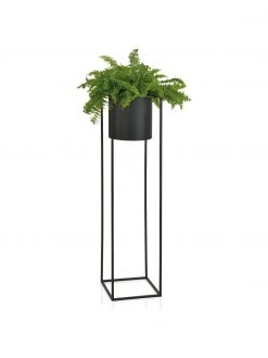 Andrea House Grand cache-pot en métal Bragi, larg. 26 x haut. 100 cm -Jardin Soldes Boutique Grand cache pot en metal Bragi 4