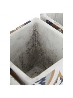 Grand cache-pot ethno Portugal, 4 élém., larg. 36 x haut. 13 cm -Jardin Soldes Boutique Grand cache pot ethno Portugal 4 elem 4