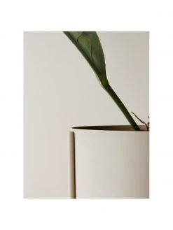 Grand cche-pot m&eacute;tal beige Milton, Ø 25 x haut. 45 cm -Jardin Soldes Boutique Grand cche pot metal beige Milton 4