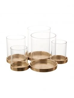 Grand photophore Myra, larg. 26 x haut. 14 cm