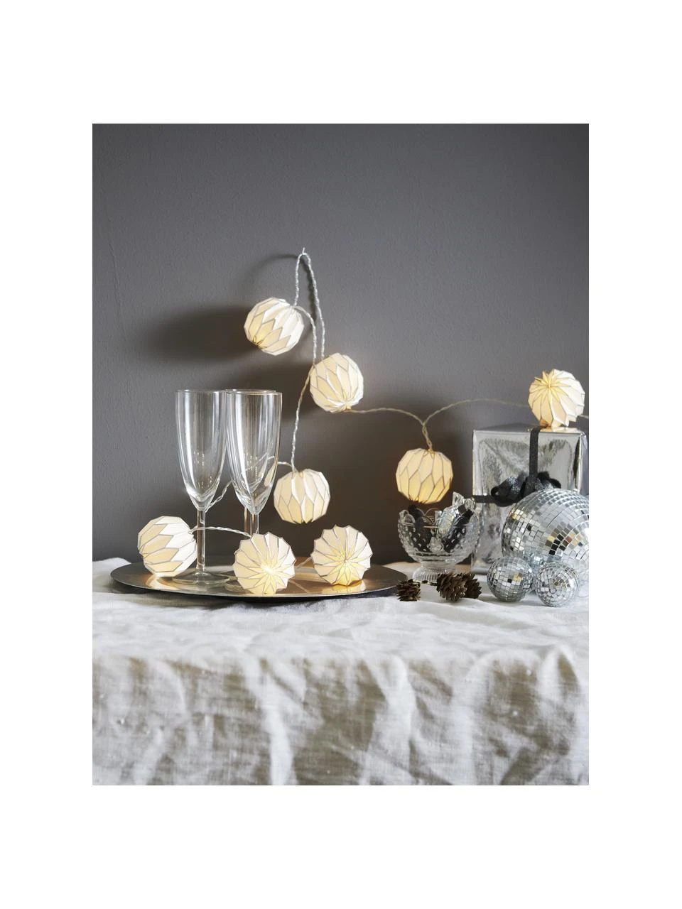 Guirlande lumineuse LED Origam, 275 cm, long. 275 cm 2 Guirlande lumineuse LED Origam, 275 cm, long. 275 cm – Image 2