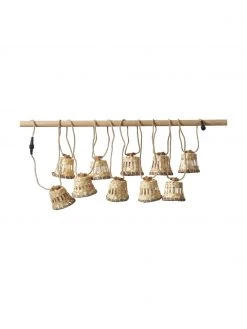 Guirlande lumineuse LED artisanale Aurora, 800 cm, 10 lampions, long. 800 cm