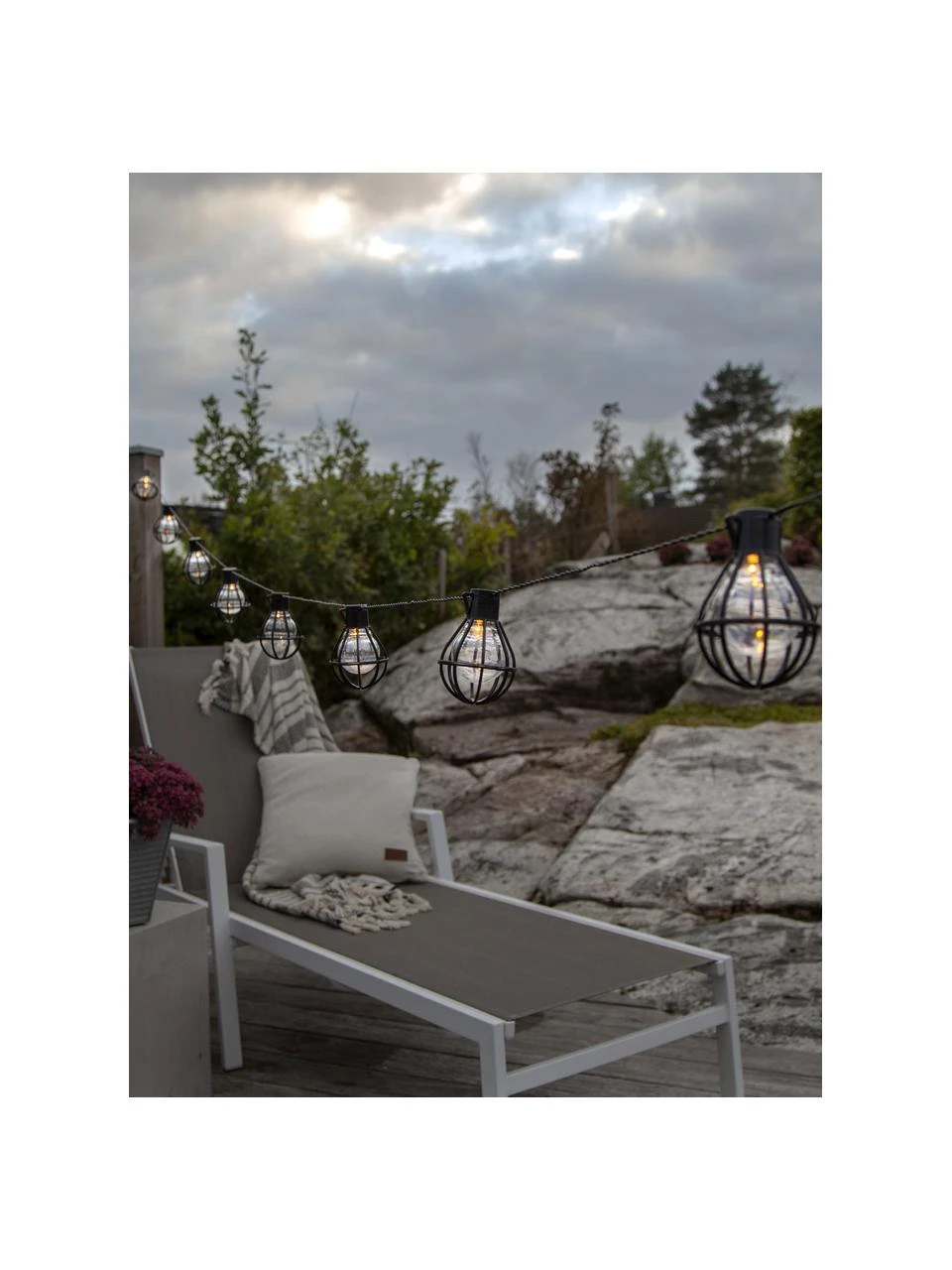 Guirlande lumineuse extérieur Cage, 280 cm, 8 lampions, long. 280 cm 8 Guirlande lumineuse extérieur Cage, 280 cm, 8 lampions, long. 280 cm – Image 6