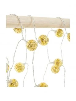 Guirlande lumineuse solaire Glamour, 280&nbsp;cm, 20 lampions, Long. 280 cm -Jardin Soldes Boutique Guirlande lumineuse solaire Glamour 280 cm 20 lampions 2