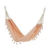 Hamac en coton avec pompons Holly, larg. 90 x long. 250 -Jardin Soldes Boutique Hamac en coton avec pompons Holly 6