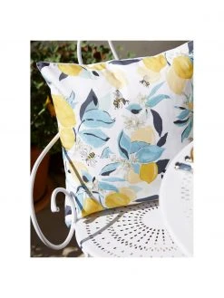 Westwing Collection Housse de coussin 40x40 citron Bumble, larg. 40 x long. 40 cm -Jardin Soldes Boutique Housse de coussin 40x40 citron Bumble 2