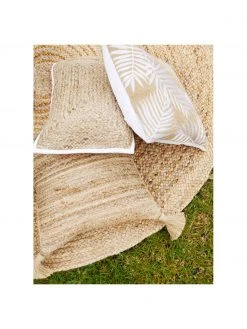 Westwing Collection Housse de coussin 40x40 en jute Jerome, larg. 40 x long. 40 cm -Jardin Soldes Boutique Housse de coussin 40x40 en jute Jerome 2