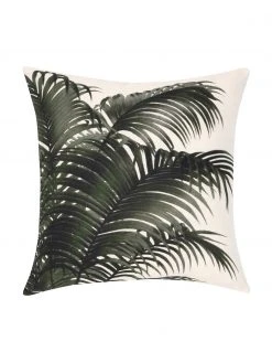 Westwing Collection Housse de coussin 40x40 motif palmier Palmeira, larg. 40 x long. 40 cm