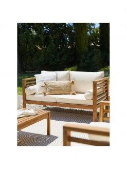 Westwing Collection Housse de coussin 45x45 aspect jute Justina, larg. 45 x long. 45 cm -Jardin Soldes Boutique Housse de coussin 45x45 aspect jute Justina 2