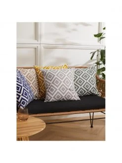 Westwing Collection Housse de coussin 45x45 imprimé graphique Miami, larg. 45 x long. 45 cm -Jardin Soldes Boutique Housse de coussin 45x45 imprime graphique Miami 10
