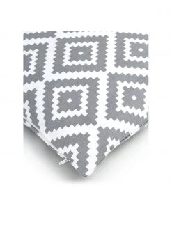 Westwing Collection Housse de coussin 45x45 imprimé graphique Miami, larg. 45 x long. 45 cm -Jardin Soldes Boutique Housse de coussin 45x45 imprime graphique Miami 12