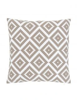 Westwing Collection Housse de coussin 45x45 imprimé graphique Miami, larg. 45 x long. 45 cm