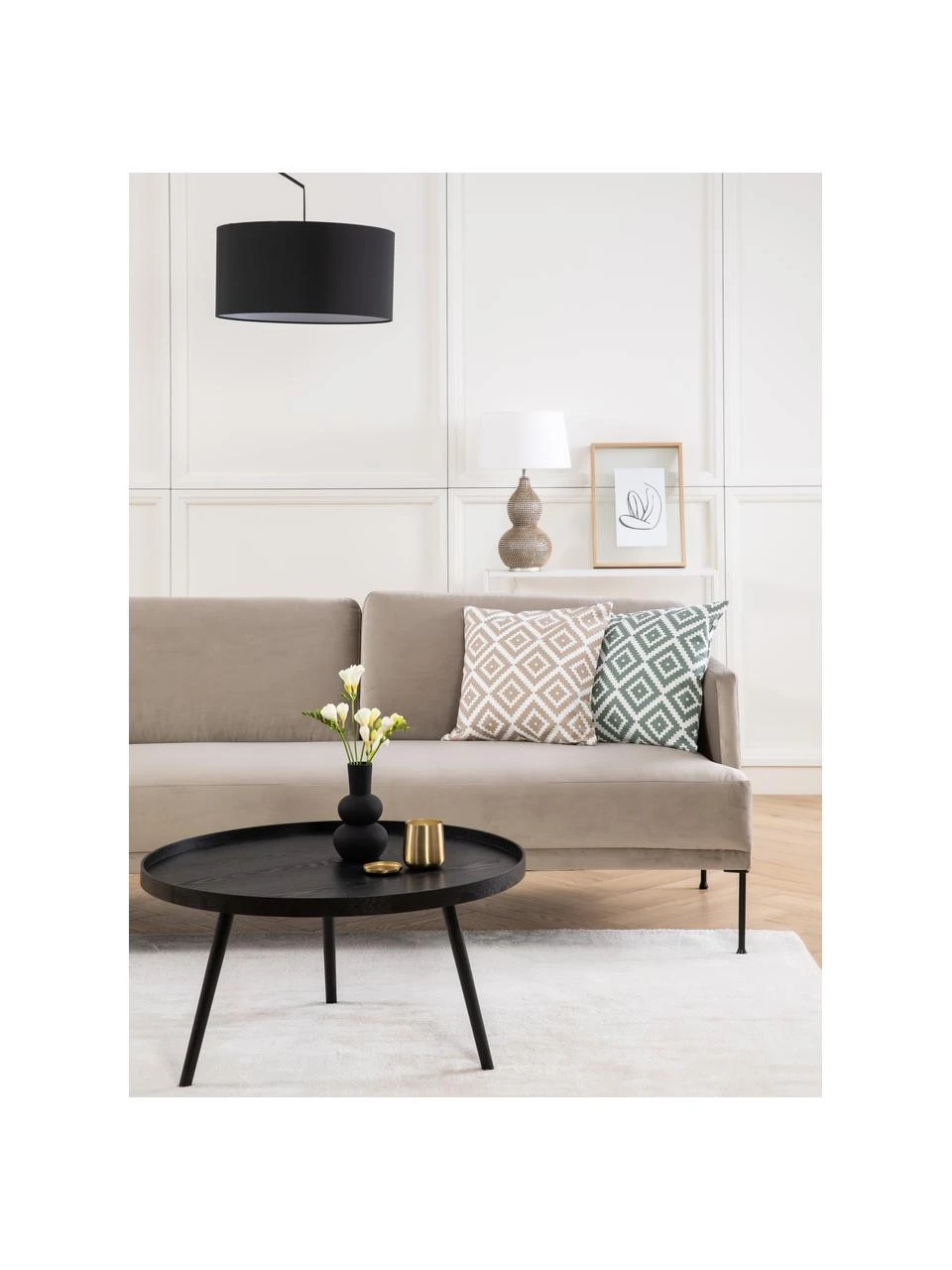 Westwing Collection Housse de coussin 45x45 imprimé graphique Miami, larg. 45 x long. 45 cm 4 Westwing Collection Housse de coussin 45x45 imprimé graphique Miami, larg. 45 x long. 45 cm – Image 2