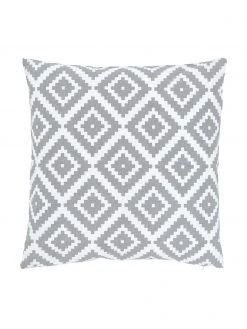 Westwing Collection Housse de coussin 45x45 imprimé graphique Miami, larg. 45 x long. 45 cm