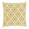 Westwing Collection Housse de coussin 45x45 jaune imprimé graphique Miami, larg. 45 x long. 45 cm -Jardin Soldes Boutique Housse de coussin 45x45 jaune imprime graphique Miami