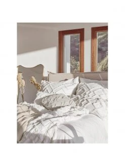 Westwing Collection Housse de coussin 50x50 tuftée bohème Faith, larg. 50 x long. 50 cm -Jardin Soldes Boutique Housse de coussin 50x50 tuftee boheme Faith 2