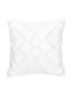 Westwing Collection Housse de coussin 50x50 tuftée bohème Faith, larg. 50 x long. 50 cm