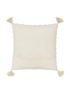 Calma House Housse de coussin à motif en relief Royal, larg. 45 x long. 45 cm -Jardin Soldes Boutique Housse de coussin a motif en relief Royal 5